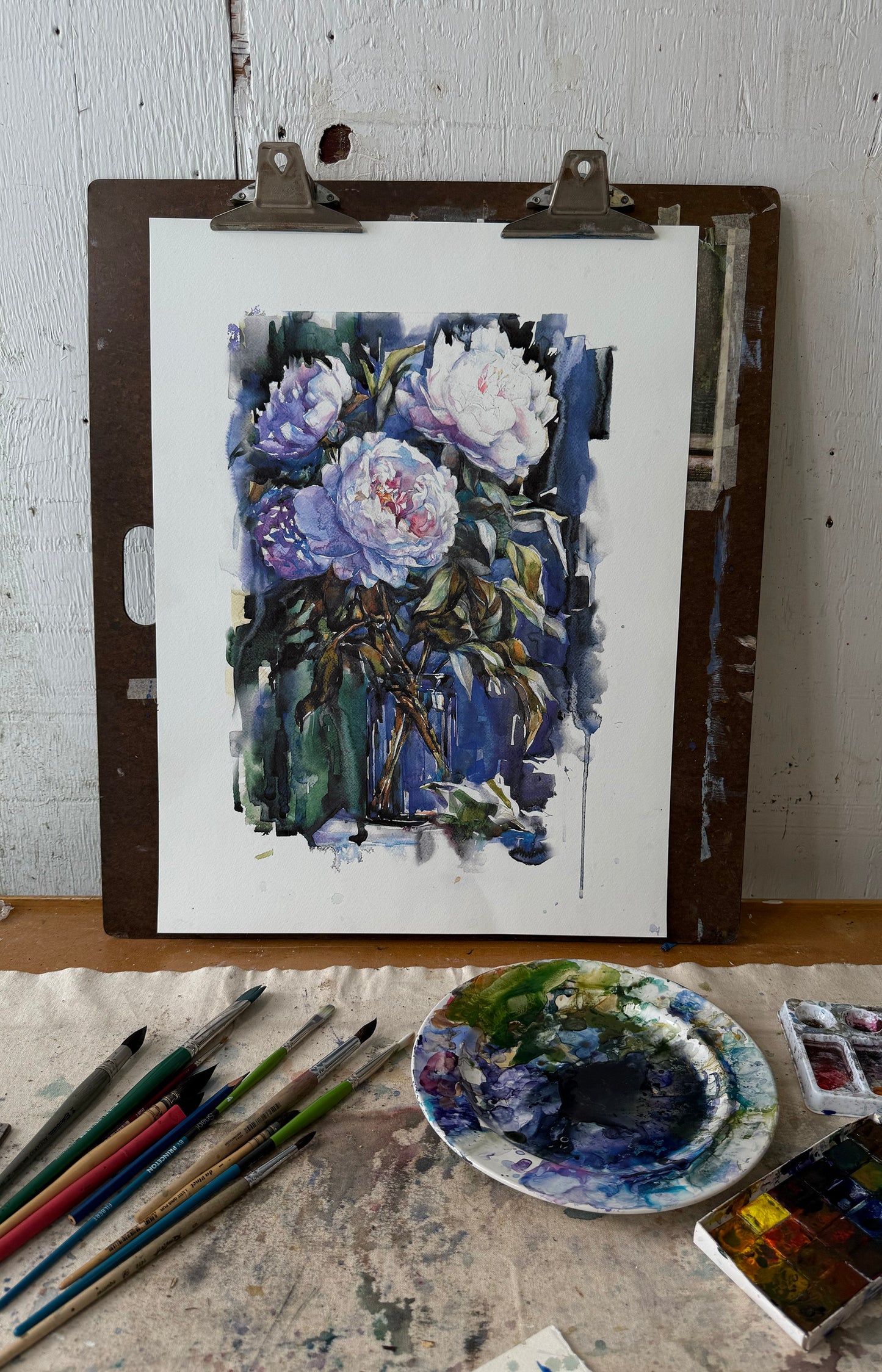 Peony Watercolor