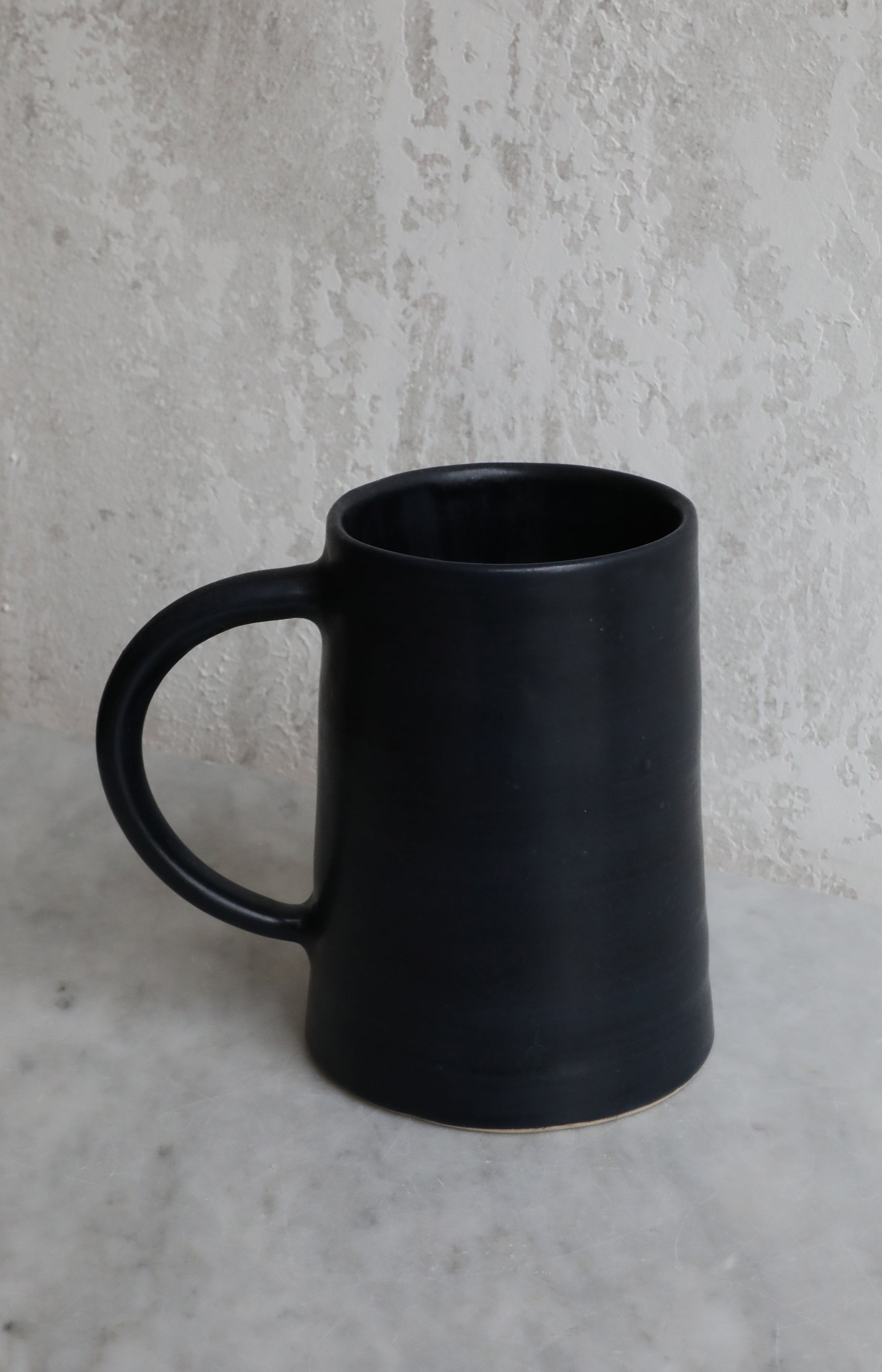 Large Navy Ceramic Mug