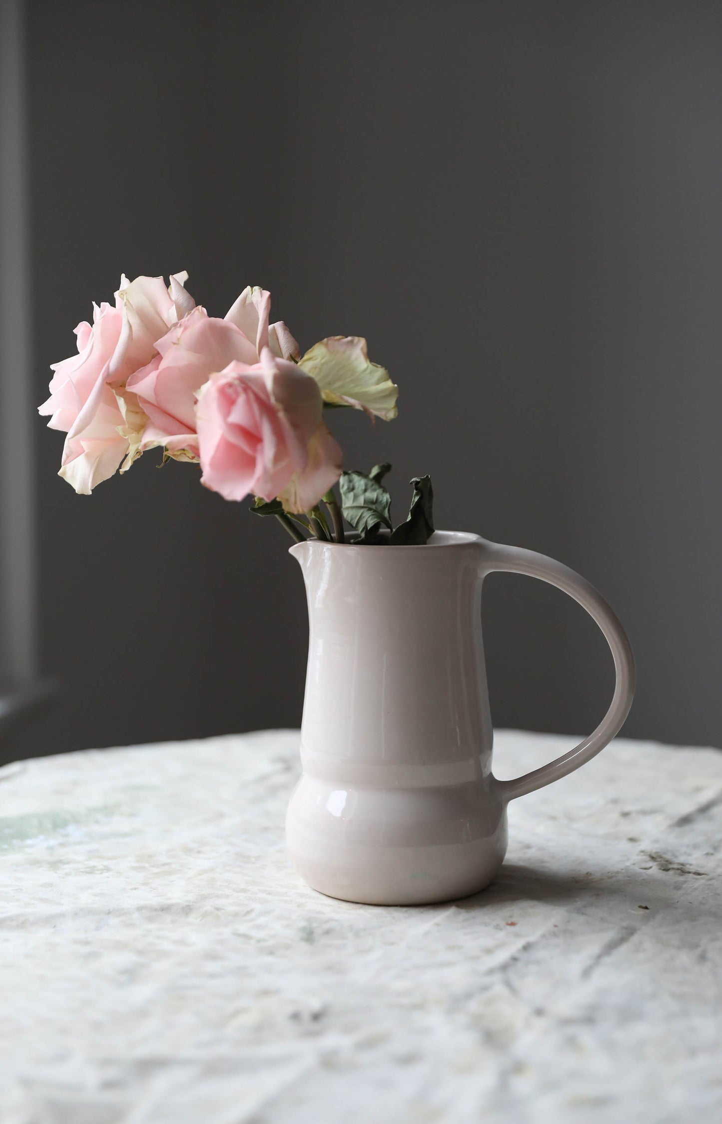 Glossy Blush Pitcher