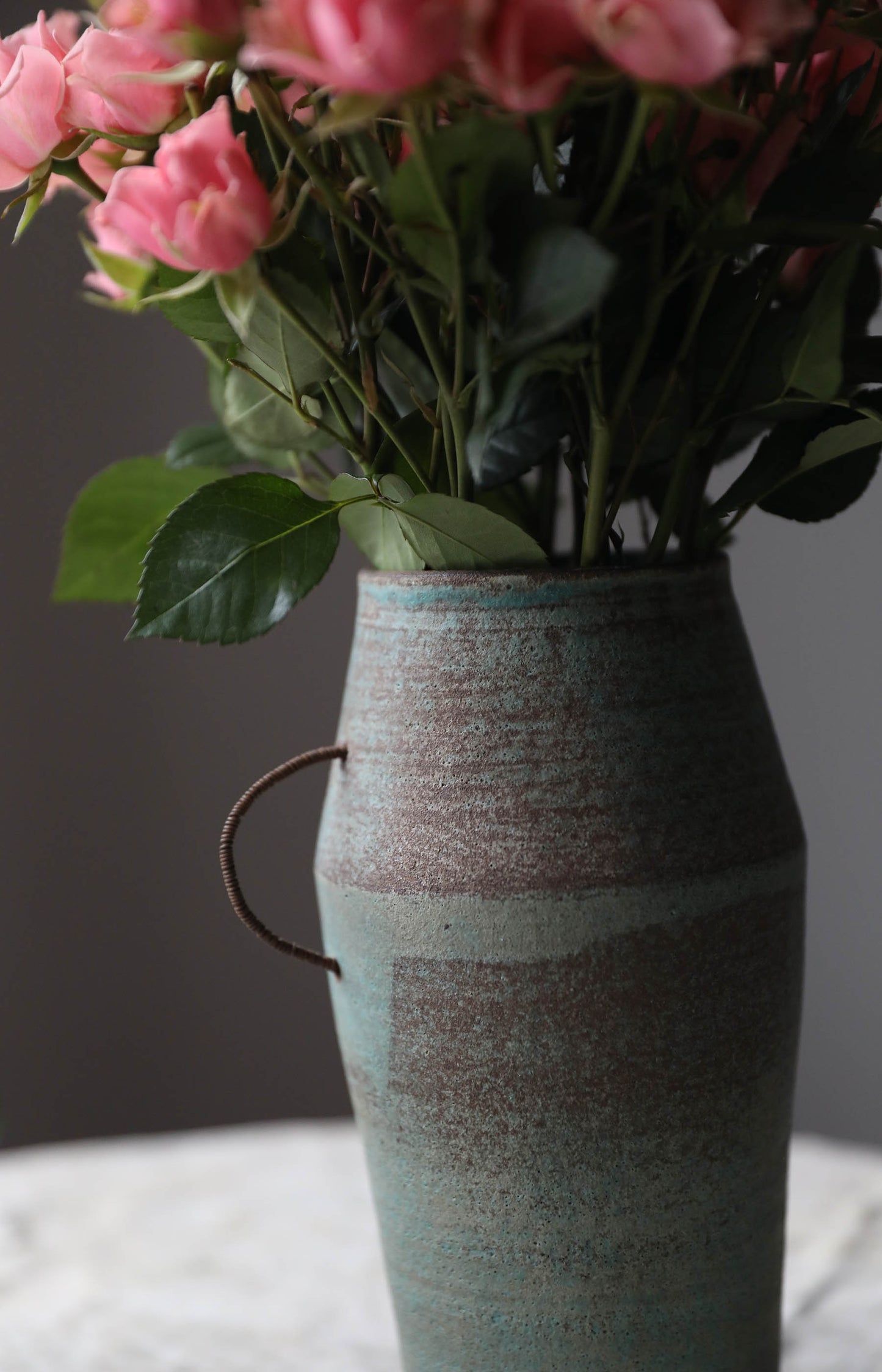 Matte Green Vase