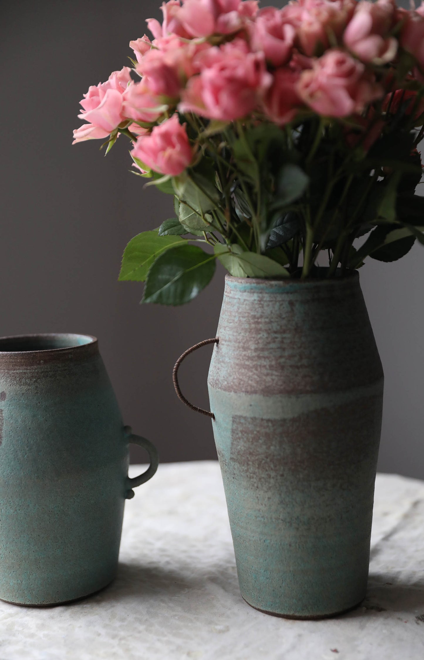 Matte Green Vase