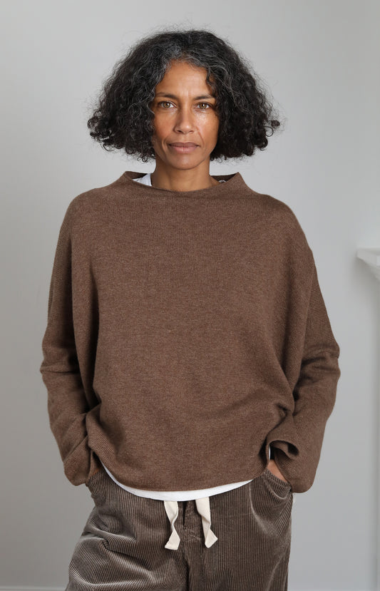 Sable Mock Neck Sweater