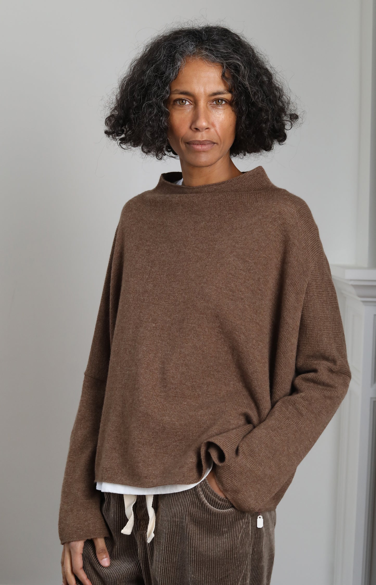 Sable Mock Neck Sweater