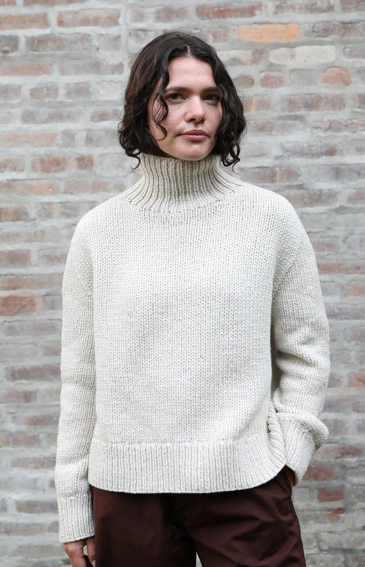 Latte Paige Cashmere Sweater