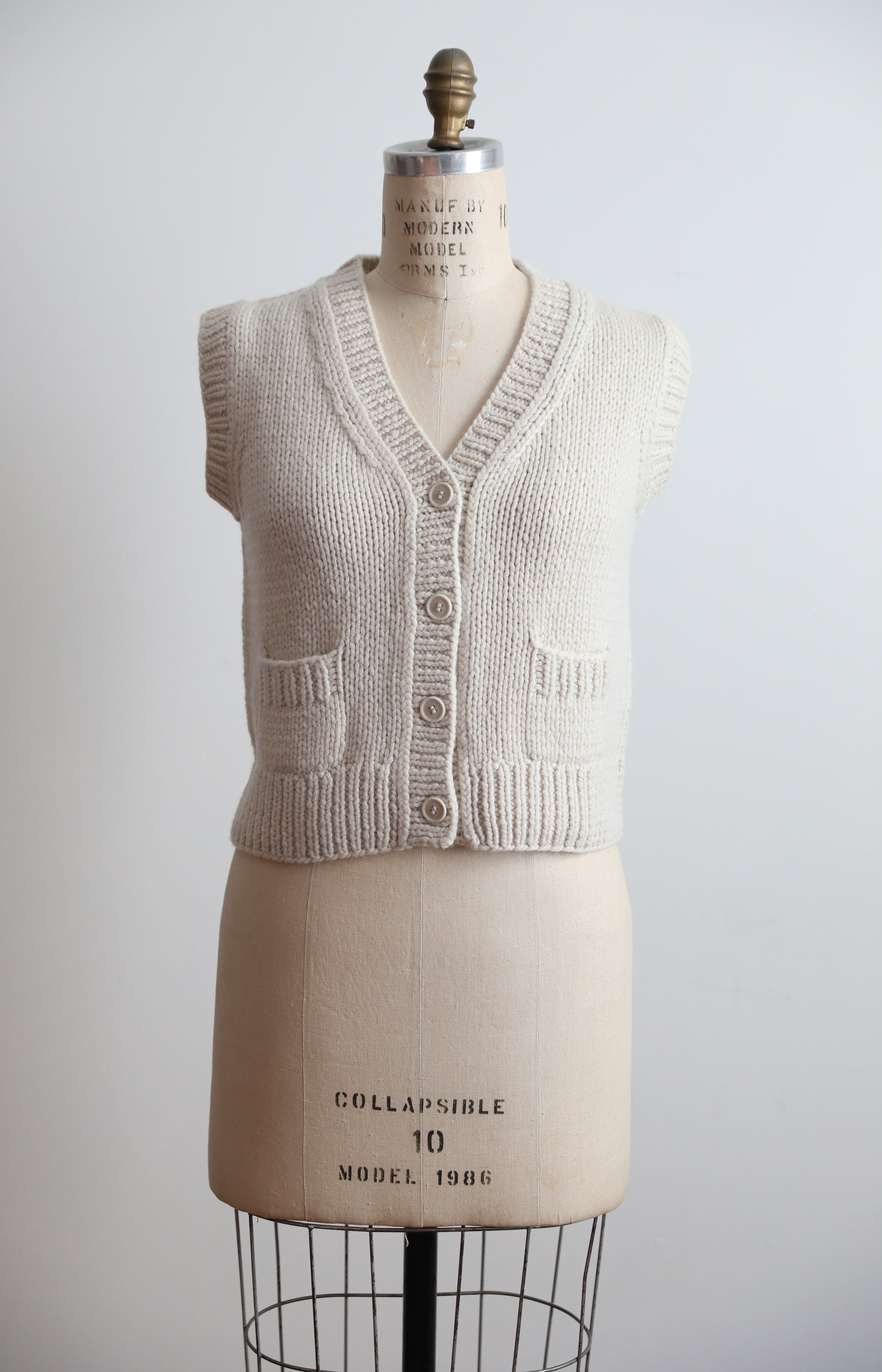 Latte Dude Cashmere Vest