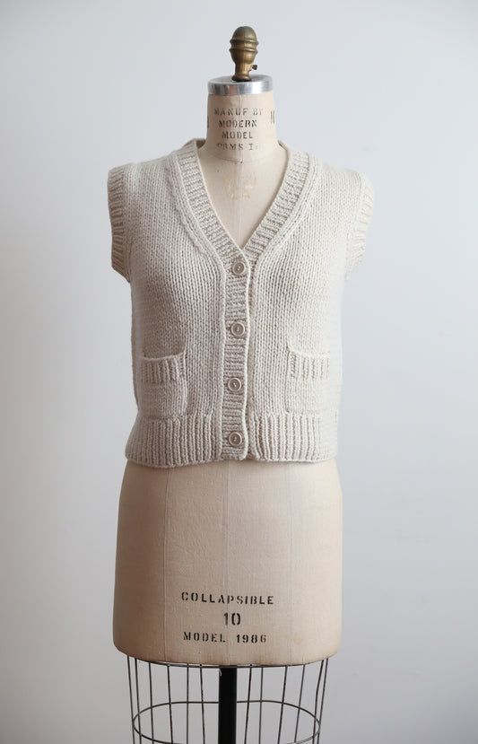 Latte Dude Cashmere Vest