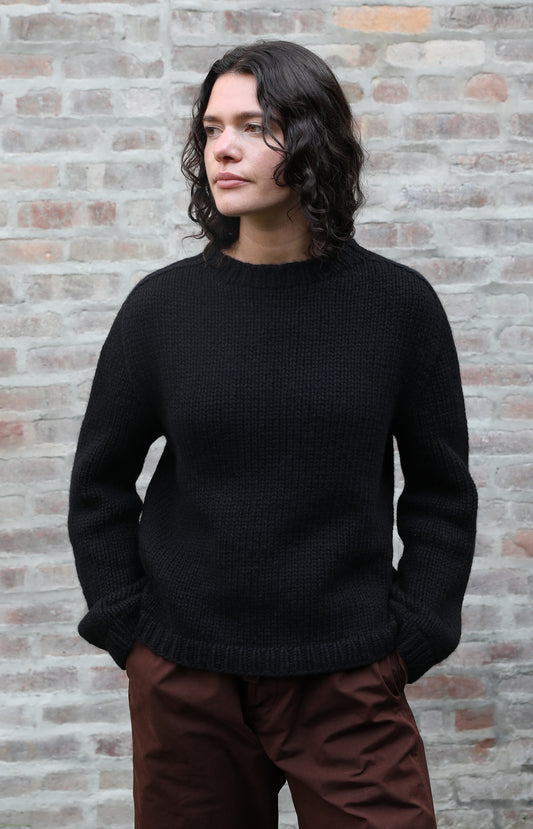 Black Parker Cashmere Sweater