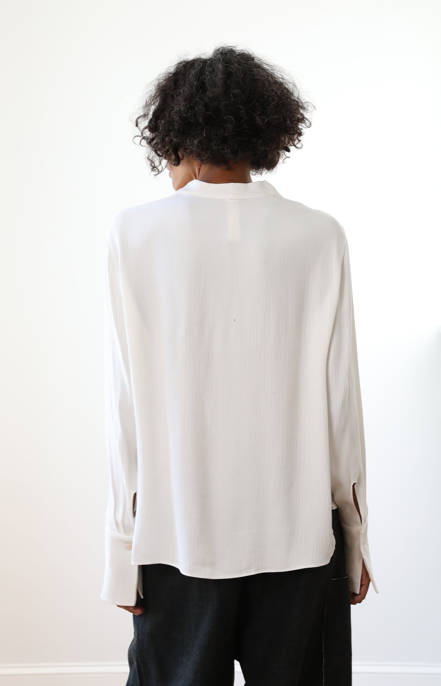 Bone Silk Joyce Shirt