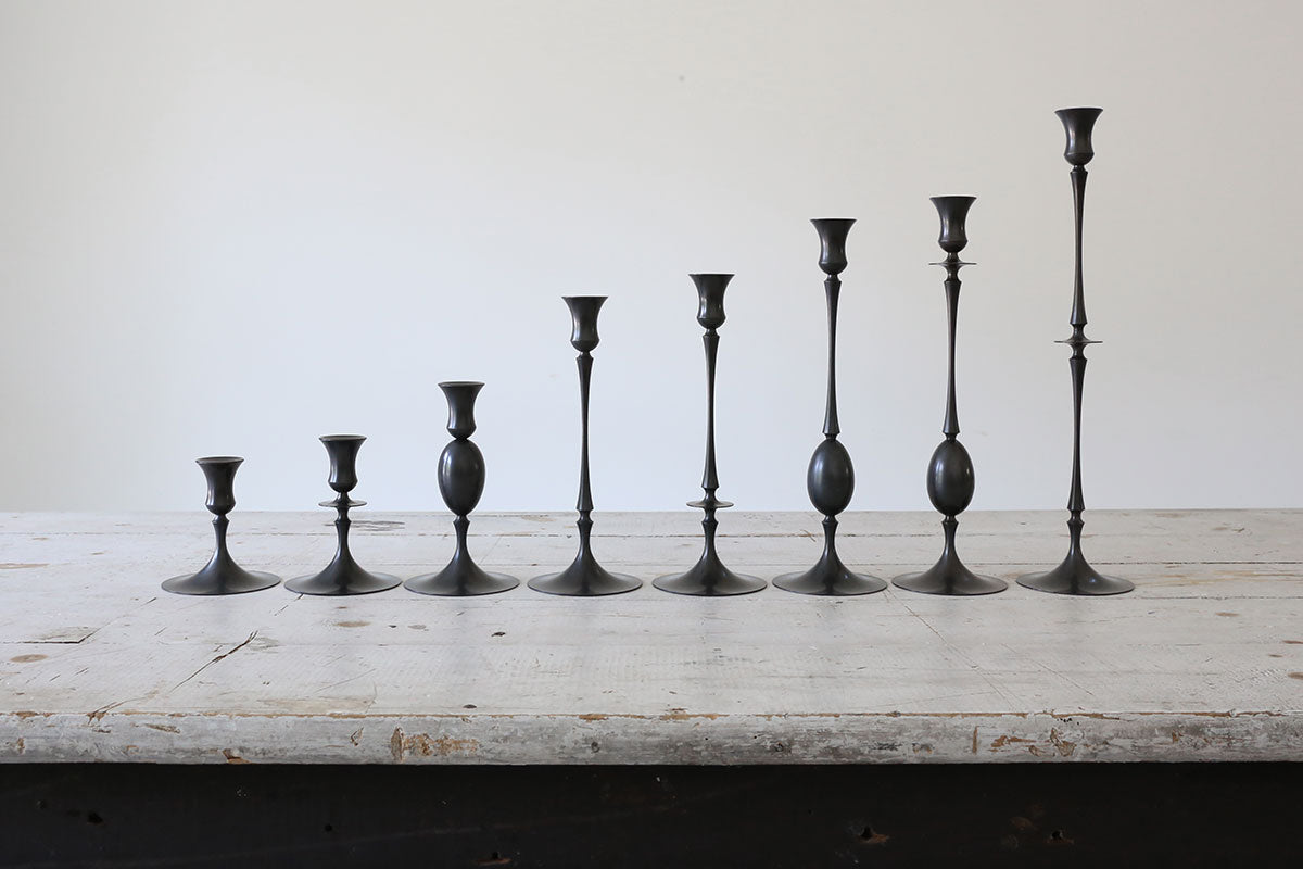 Oxidized Bronze Candlestick No. 0209