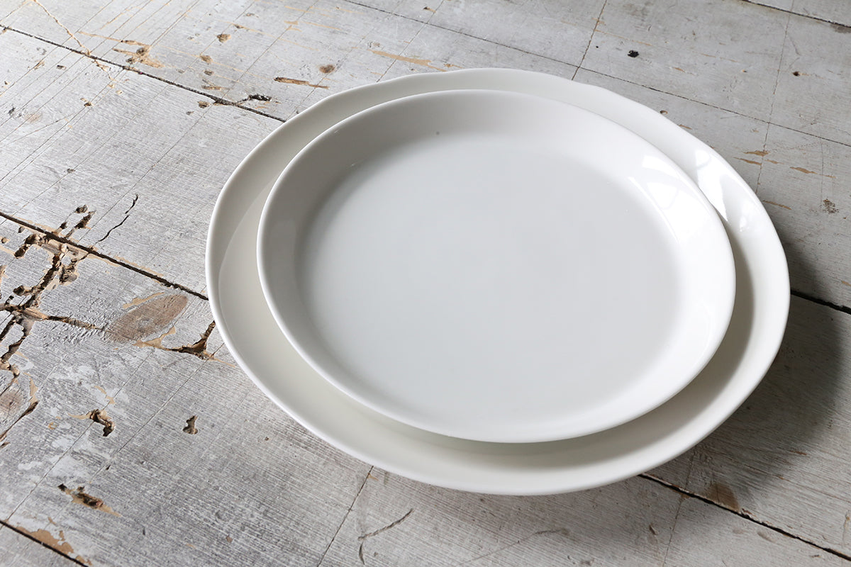 White Porcelain Dinner Plate